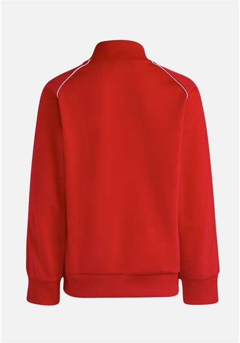 Red tracksuit for boys and girls ADIDAS ORIGINALS | IC9178.
